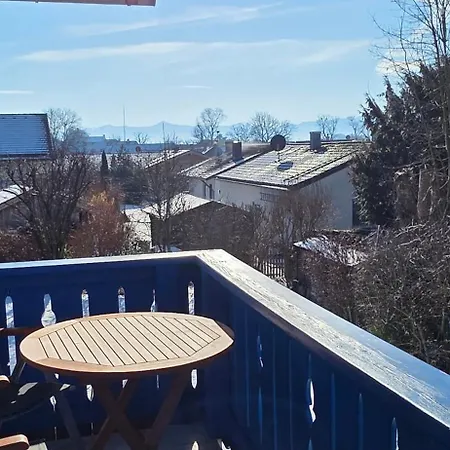 Appartement Lichtblick Oberbayern, Sonnig, Bergblick, Grosser Balkon