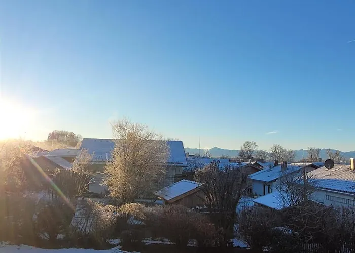 Lichtblick Oberbayern, Sonnig, Bergblick, Grosser Balkon * Вайльхайм