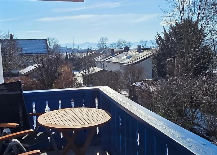 Апартаменты Lichtblick Oberbayern, Sonnig, Bergblick, Grosser Balkon
